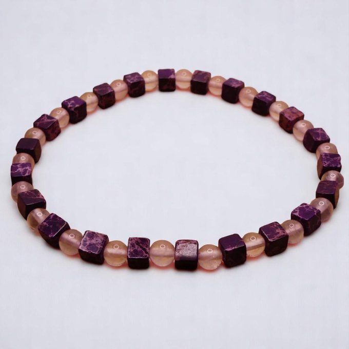 Jaspe Impérial  - Quartz Rose