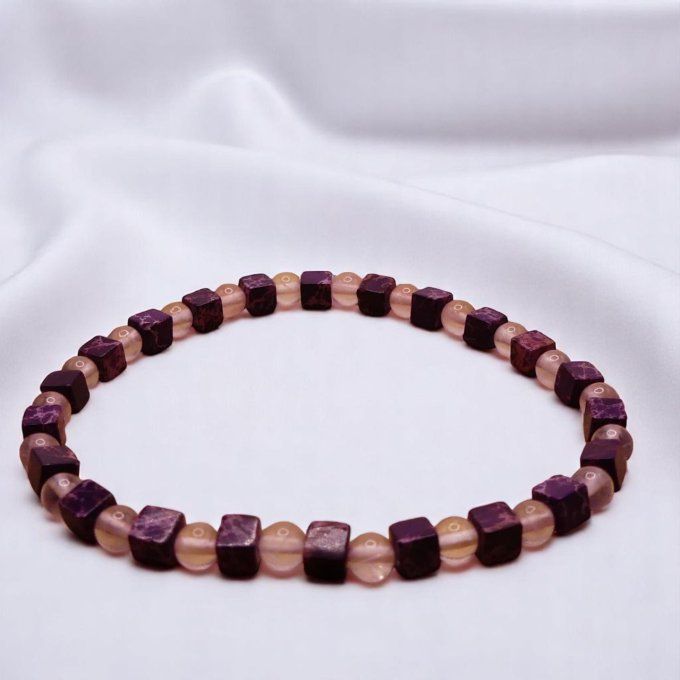 Jaspe Impérial  - Quartz Rose