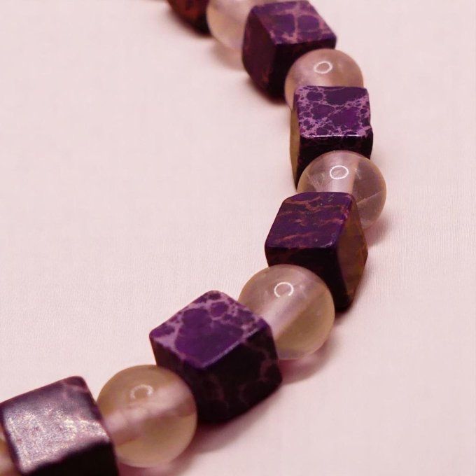 Jaspe Impérial  - Quartz Rose