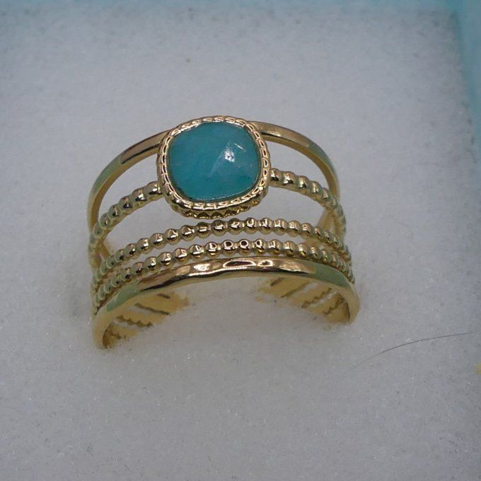 Bague Amazonite