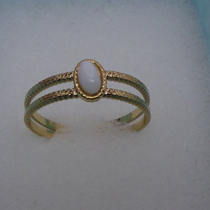 Bague Jade Blanc